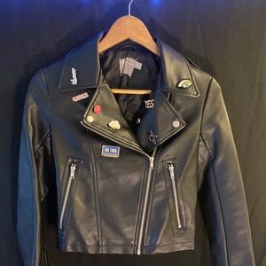 $25 Size 0 Faux Leather ASOS Jacket